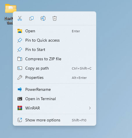 windows 11 new context menu