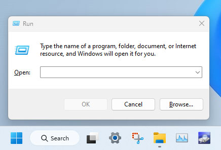 windows 11 run dialog